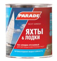 Лак ПАРАД яхтный  L20  глянц  0,75л