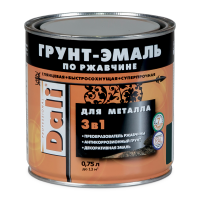Грунт-эмаль ДАЛИ / DALI 3в1 ГЛЯНЦЕВАЯ Коричневая RAL 8017, 0,75л / 684891