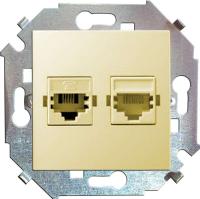 Симон 1591593-031 Розетка RJ45 Сл.кость
