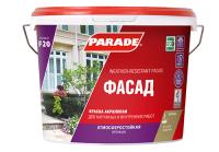 Краска PARADE F20 5 л бел мат фасадная