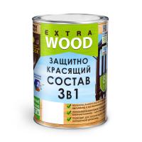 Фарбитекс / FARBITEX Защитно-красящий состав 3в1 Олива 0,8 л (8)